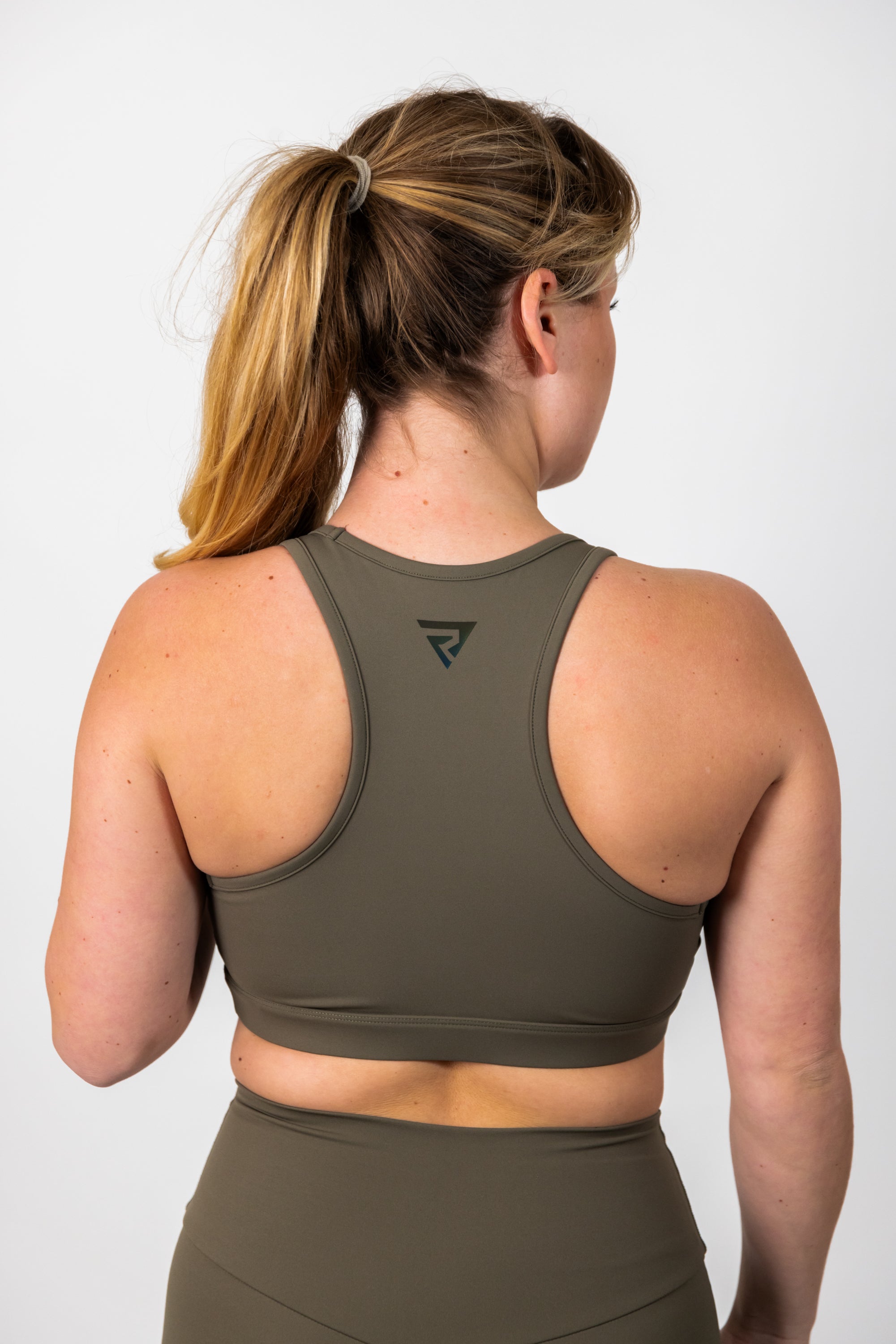 Sport-bh & Legging Olive Green voordeel set